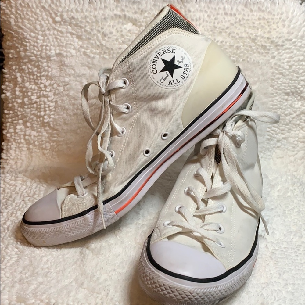 Men’s white converse all star high tops